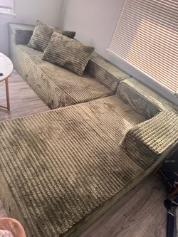 L shaped Boneless Sofa