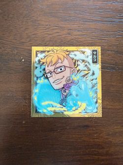 Rare official one piece Marco gatcha sticker