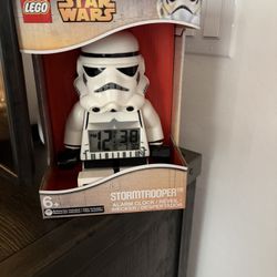 Star Wars Lego Star Trooper Alarm Clock Brand New
