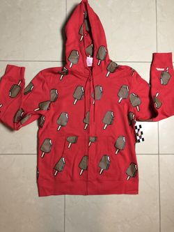 Rare original ice cream billionaire boys club bbc red hoodie