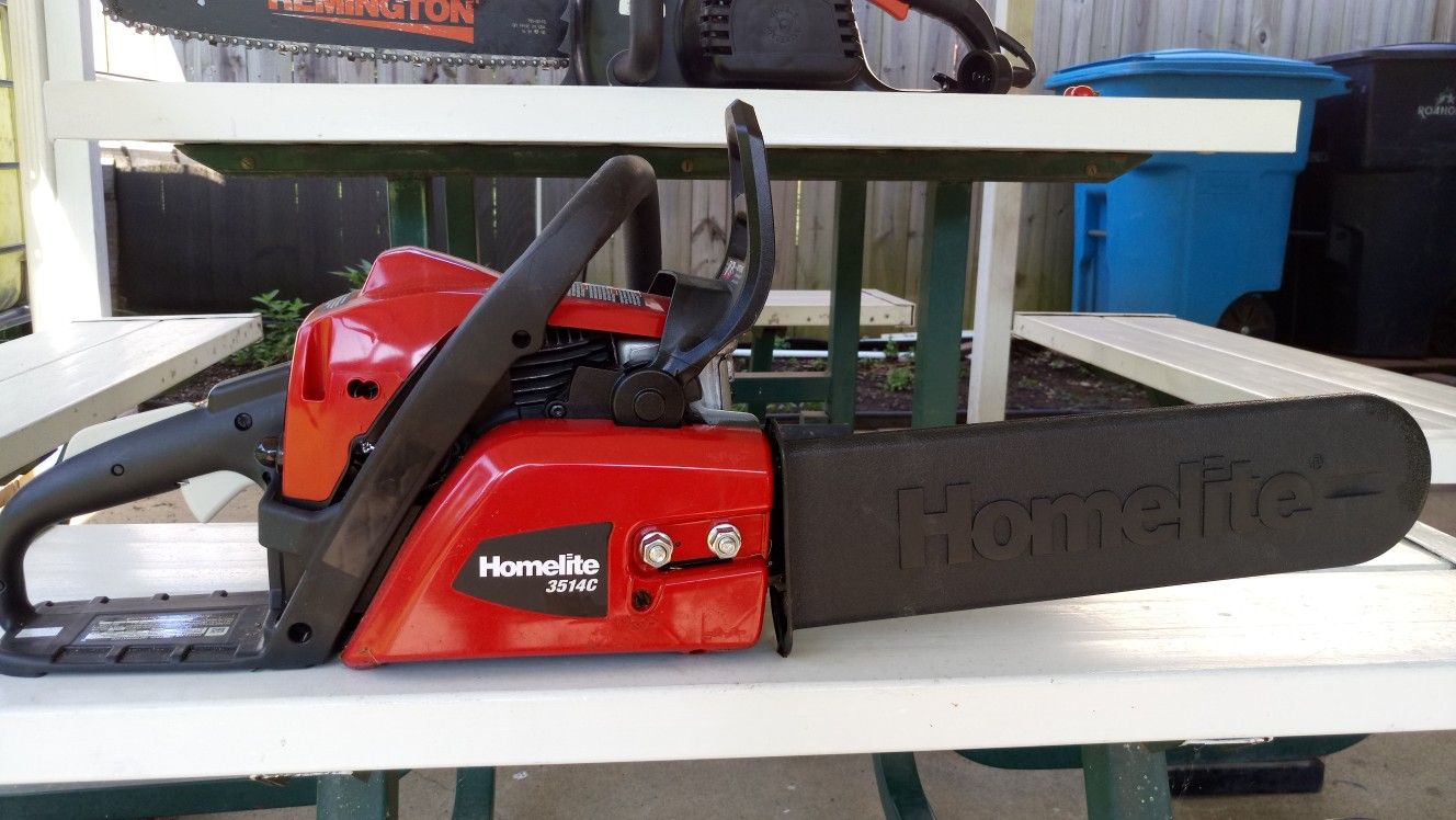 Homelite 3514c Chainsaw Chain Adjustment v9306.1blu.de