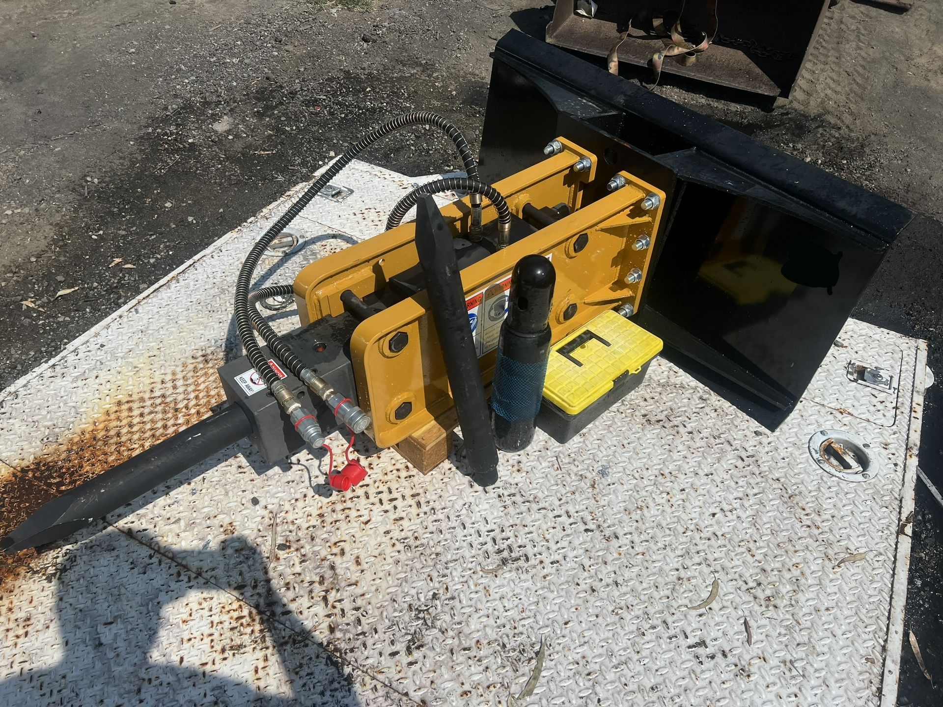 Hydraulic breaker skid Steer 680 LB Concrete Breaker Skid Steer Attachment bobcat Breaker