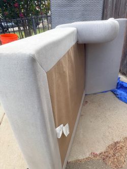 Gray chaise lounge
