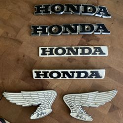 Honda Vintage Tank Emblems !!!