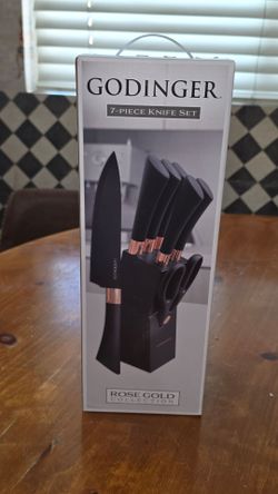 GODINGER 7 - PIECE KNIFE SET **NEW**