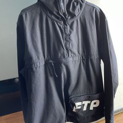 FTP Jacket Ripstop Anorak Black Medium 