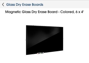 Magnetic Glass Dry Erase Board