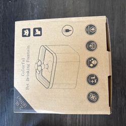 pet drinking fountain