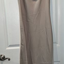 New Champagne Satin Dress  