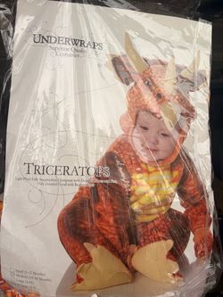 Underwraps Triceratops Baby Costume Medium