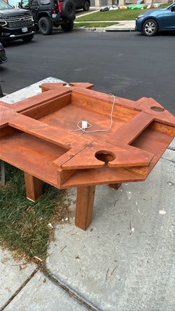 Homemade gaming table