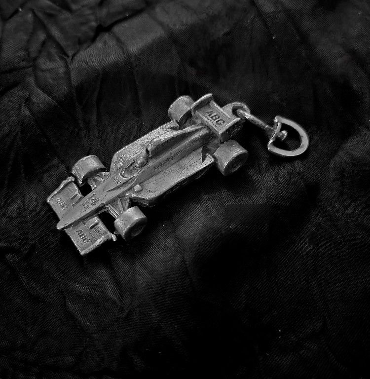 Vintage Race Car Key Chain
