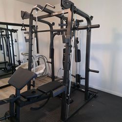 Smith Machine 2001 | Multi-Use Adj Bench | Gym Equipment | Fitness | Squat Rack | Excercise |🔴WEIGHTS AND BARBELL SOLD SEPARATELY 🔴 FREE DELIVERY 🚚