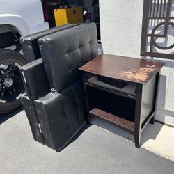 Fold Out Futon And Table For $50