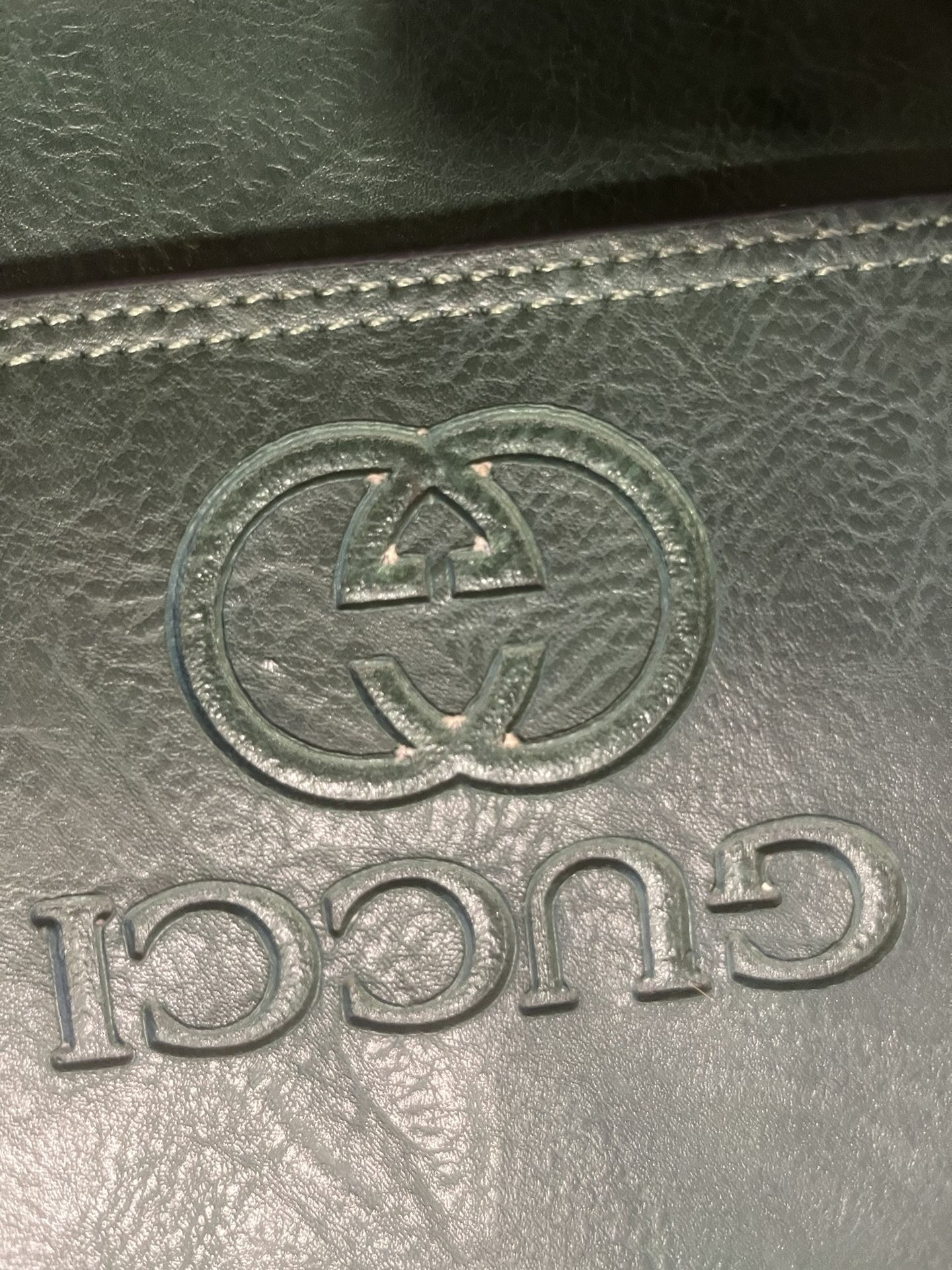 Gucci Leather Messenger Bag