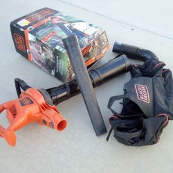 Black& Decker Leaf Blower/Vacuum 60$