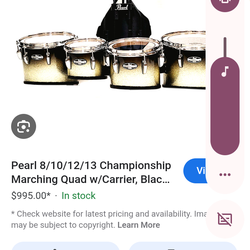 Pearl marching tenor