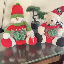 Christmas Plush Toys to Decorate with  Candy’s   / Chocolates, and Sweets