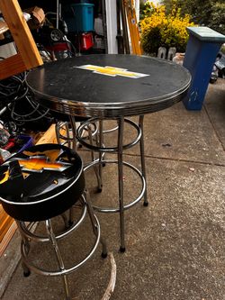 Chevy Table and stools