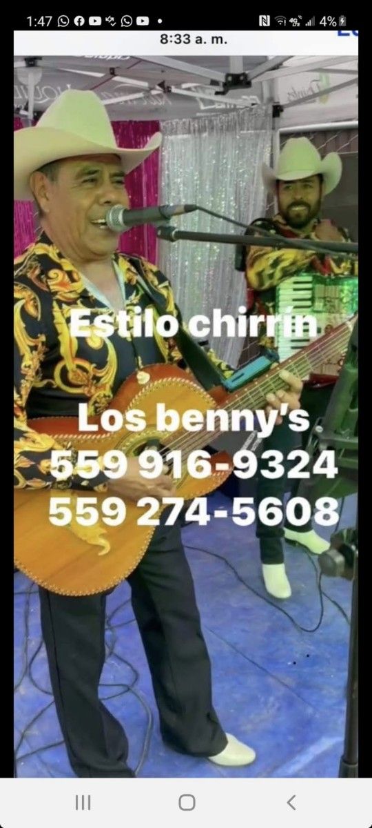 Los Bennys De Fresno Ca Traemos Fechas Disponibles