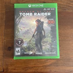 Xbox One Shadow Of Tomb Raider Definitive Edition
