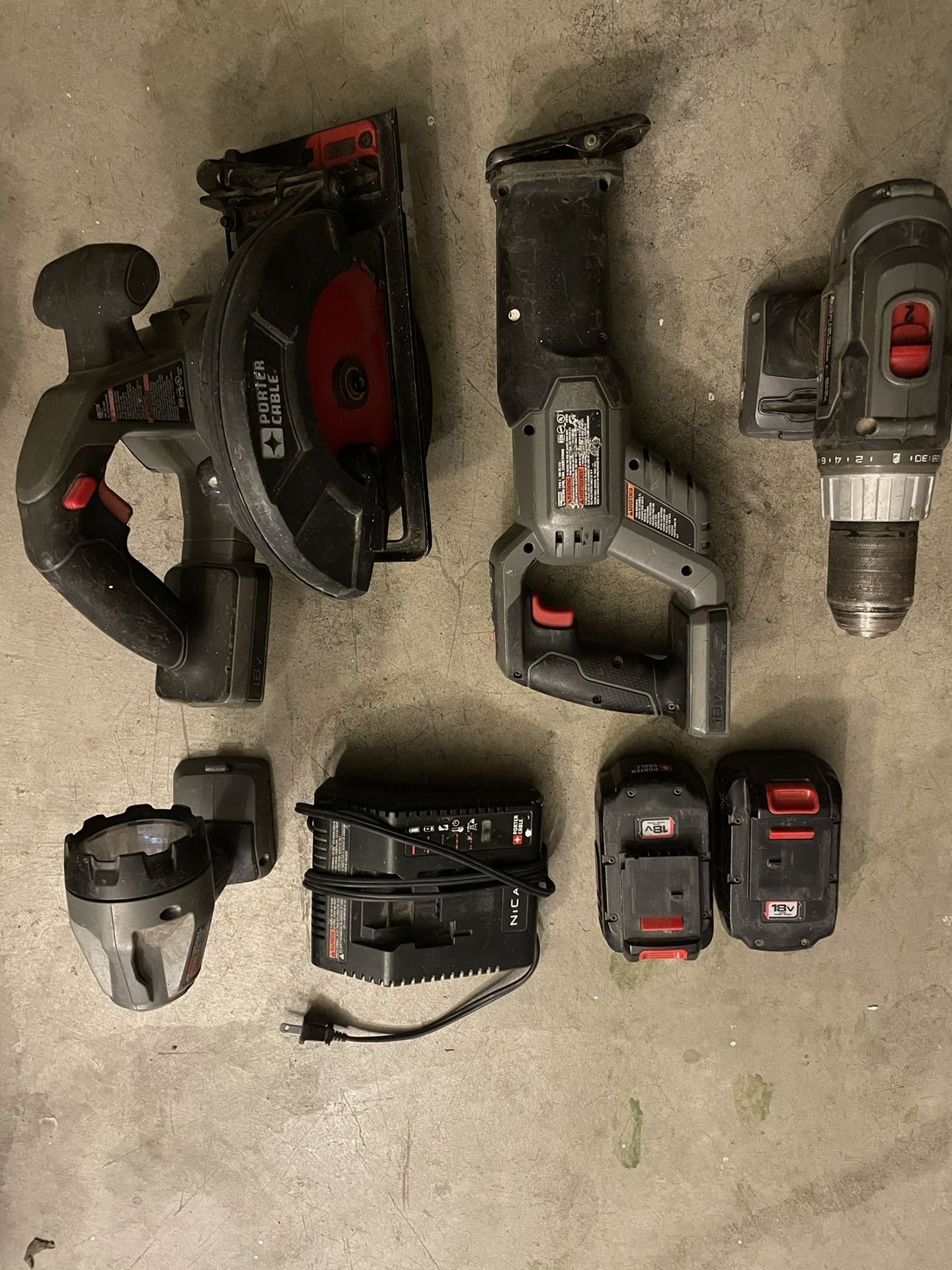 Porter Cable Tool Set 18V