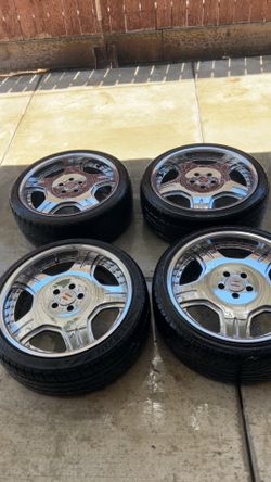 Chrome rims