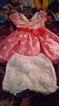 Minnie Mouse costume.