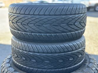 PAIR OF TIRE 225 50 15 KUMHO 85% LIFE