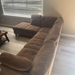 Brown Sectional Sofa