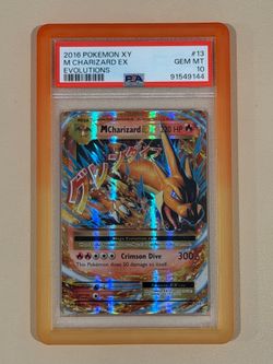 Pokémon TCG M Charizard EX Evolutions 13/108 Full Art Holo Ultra Rare EN PSA 10