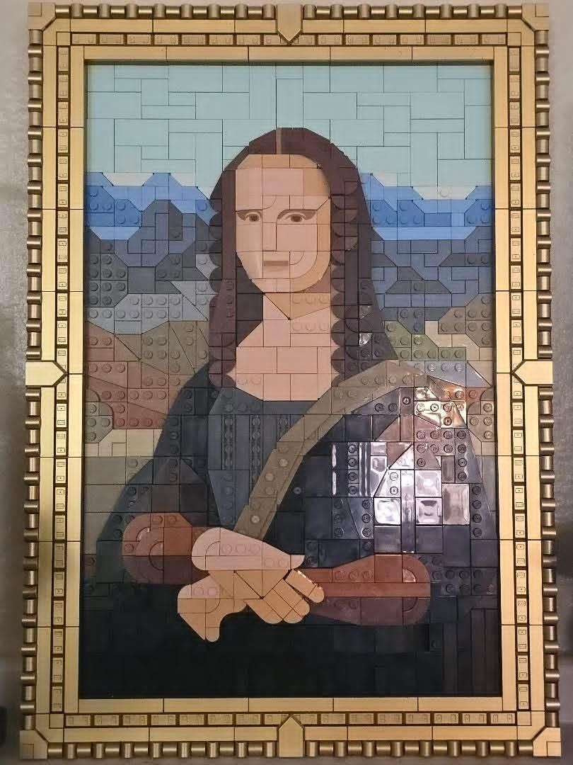 Lego Mona Lisa