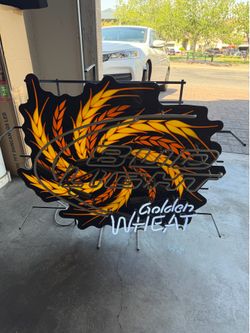 Bud Light Wheat Sign