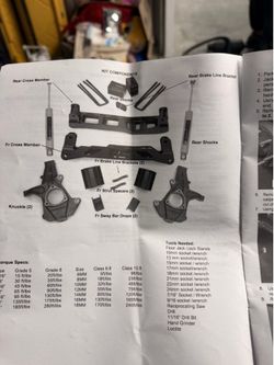 Lift kit 5 inch