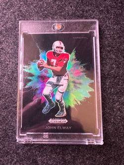 2024 PANINI PRIZM DRAFT PICKS BLACK COLOR BLAST #CB28 JOHN ELWAY (Stanford Cardinal)