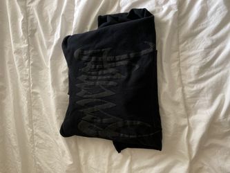 Black on black revenge hoodie