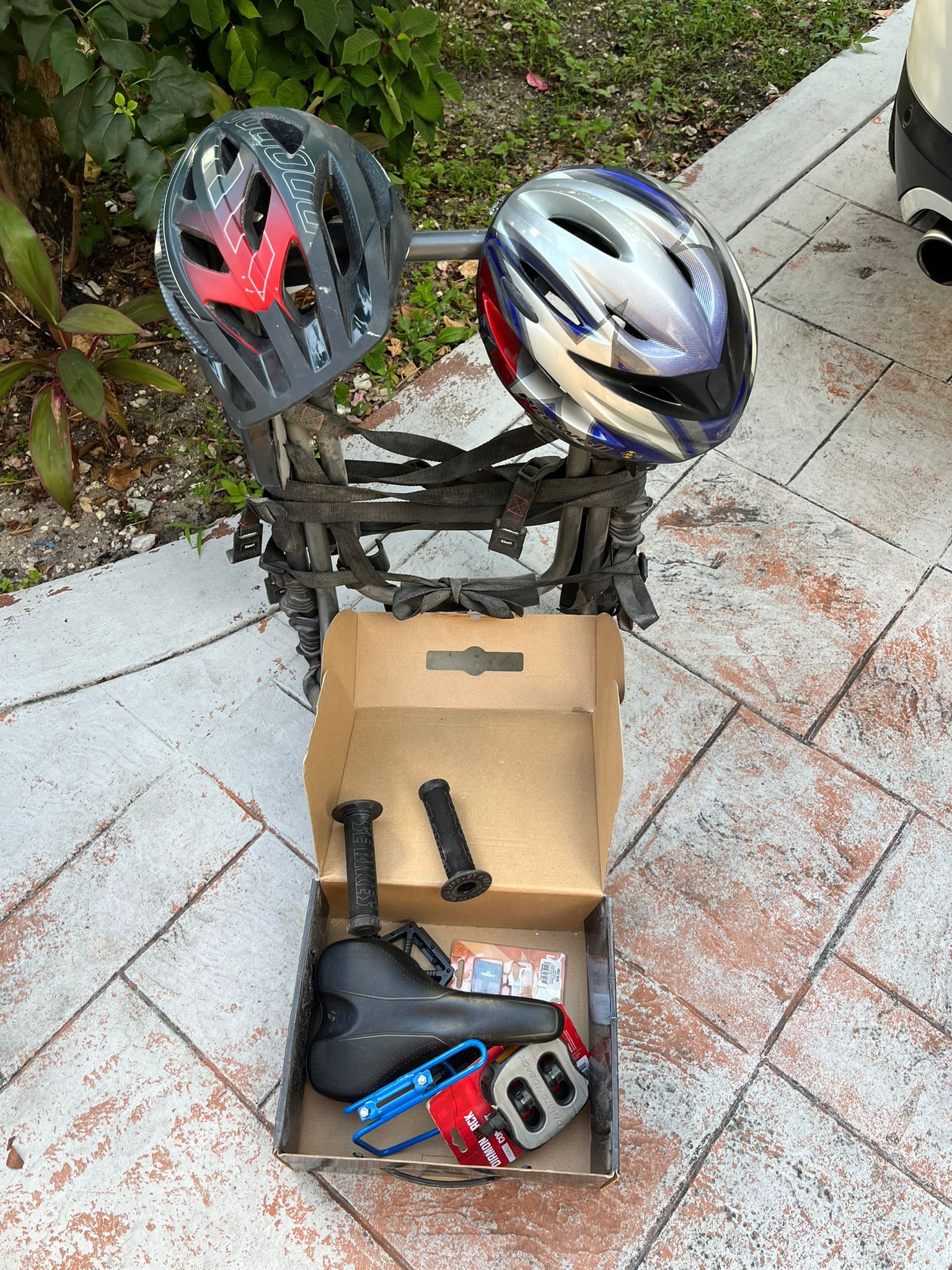 Bicycle Car Hanger , Two Helmets, Bicycle Accessories