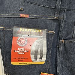 New Men’s Rustler Jeans 40X29
