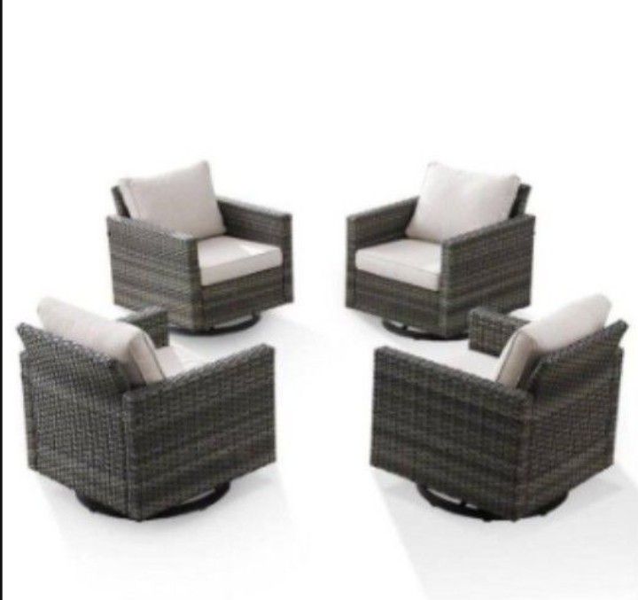 Four Piece Patio Furniture Set Patio Rocking Chairs Patio Swivel Rocking Chairs Brand New Patio Chair In The Box ππ