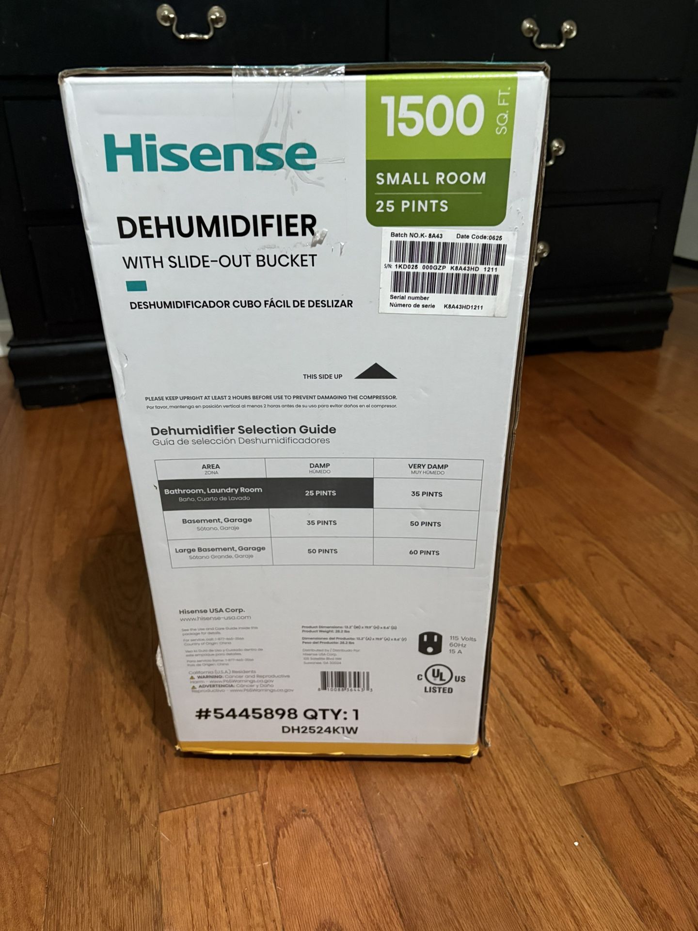 Brand New Dehumidifier