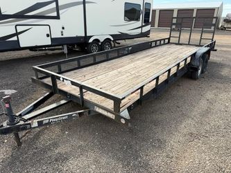 2021 Playcraft  24 foot flatbed car hauler trailer