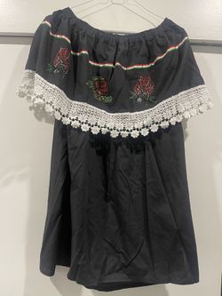 Mexican fiesta Blouse “one size”$40