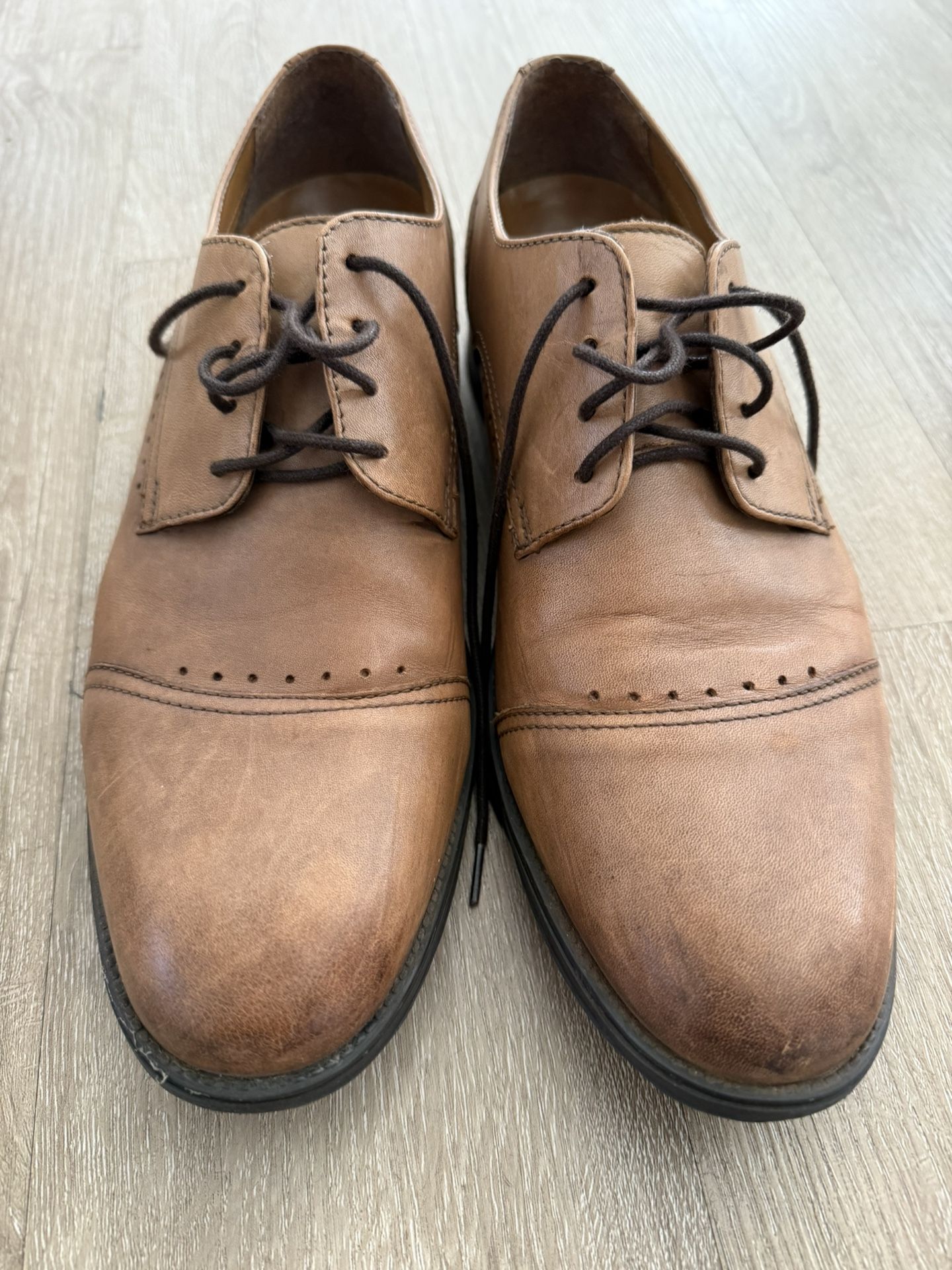 Men’s Brown Leather Dress Shoes