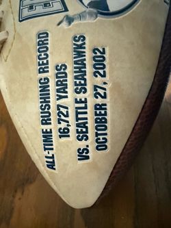 Emmitt Smith Dallas Cowboys Limited Edition Commemorative Football – 2002