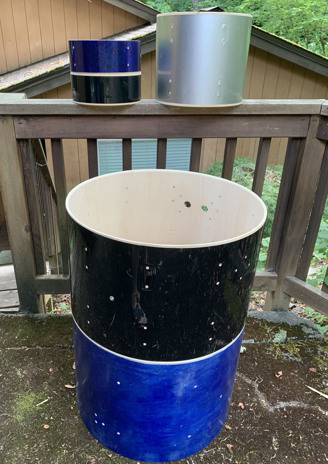 Wooden Drum Shells For Art Project
