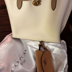 Brand New Coach Bag And Leather Cleaner W Receipt 
