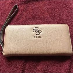NEW!!! GUESS Tan Wristlet