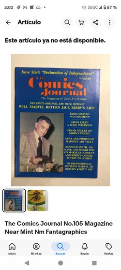 The cómics Journal " Declaration of Independence"
