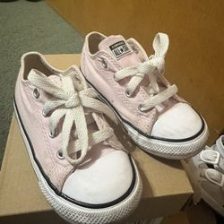 Toddler Pink Converse Size 8C