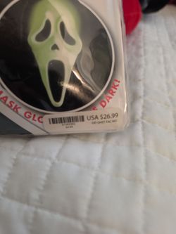Ghostface Glow in the Dark Halloween Mask